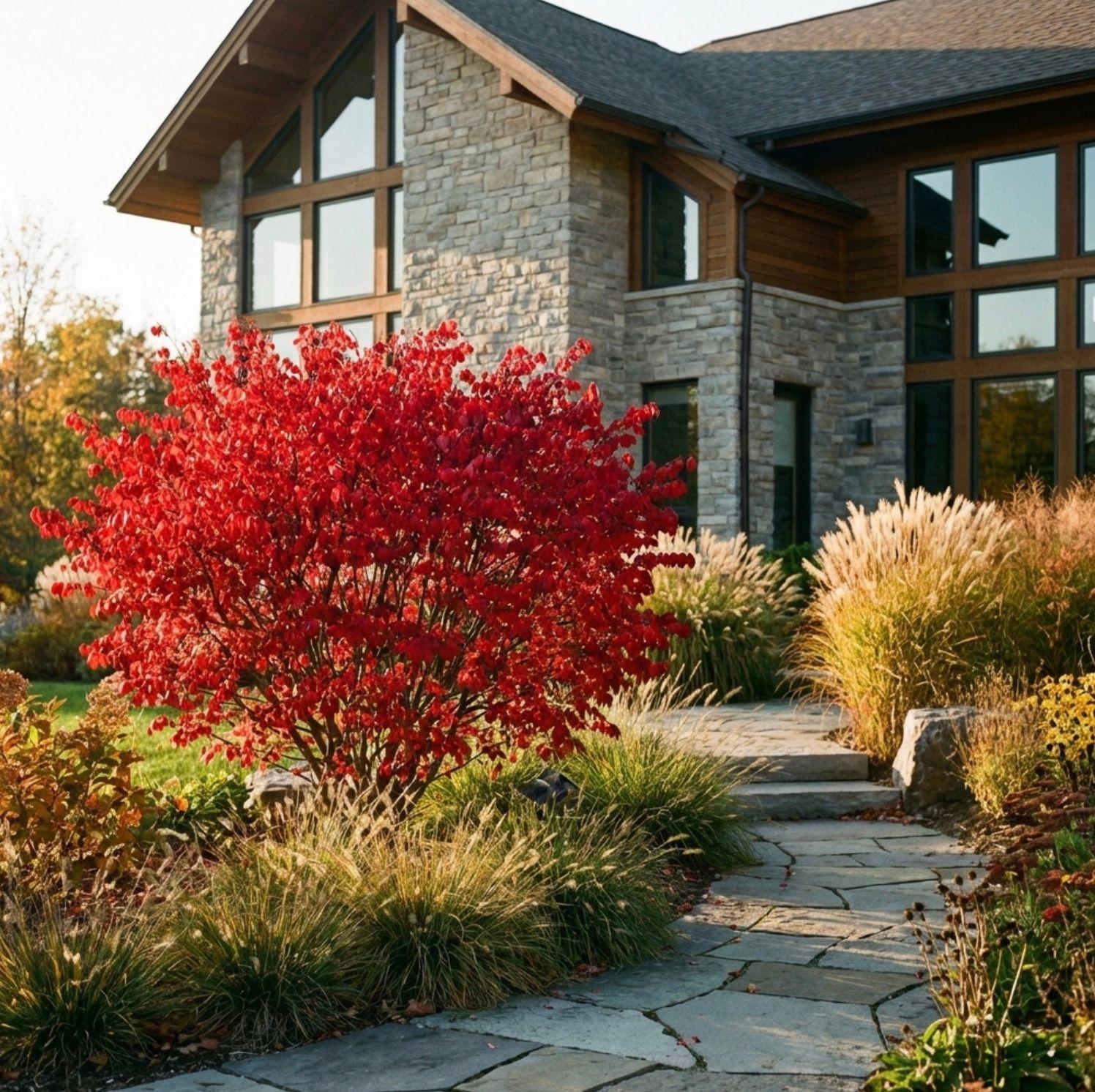 Фото Бересклет крылатый (форма Зонт)