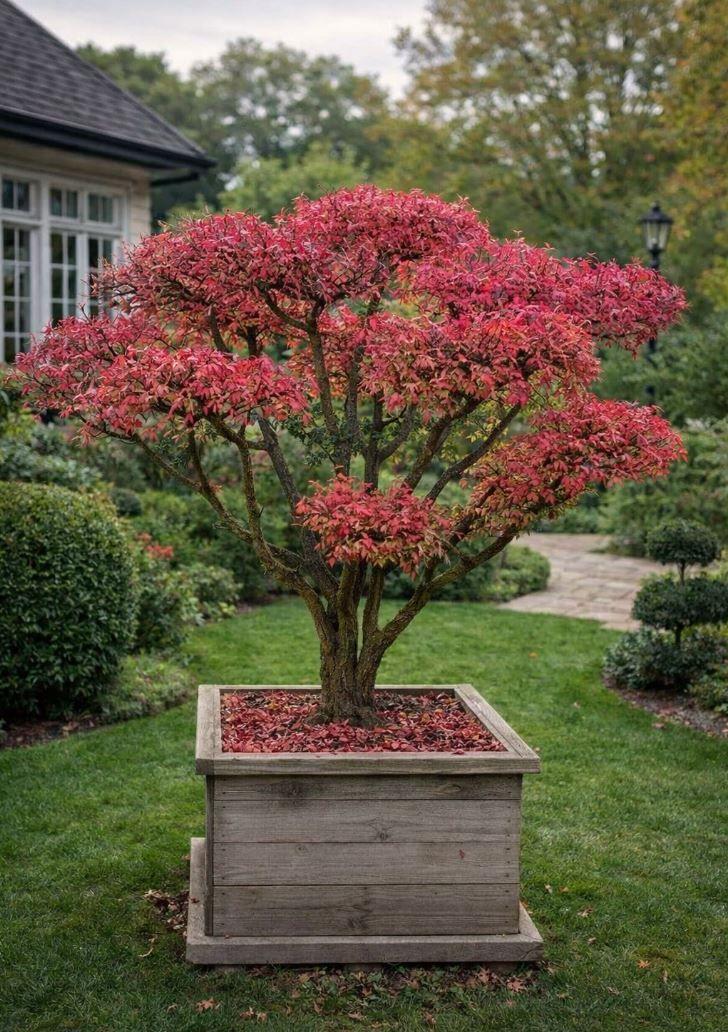 Фото Бересклет крылатый (Бонсай)