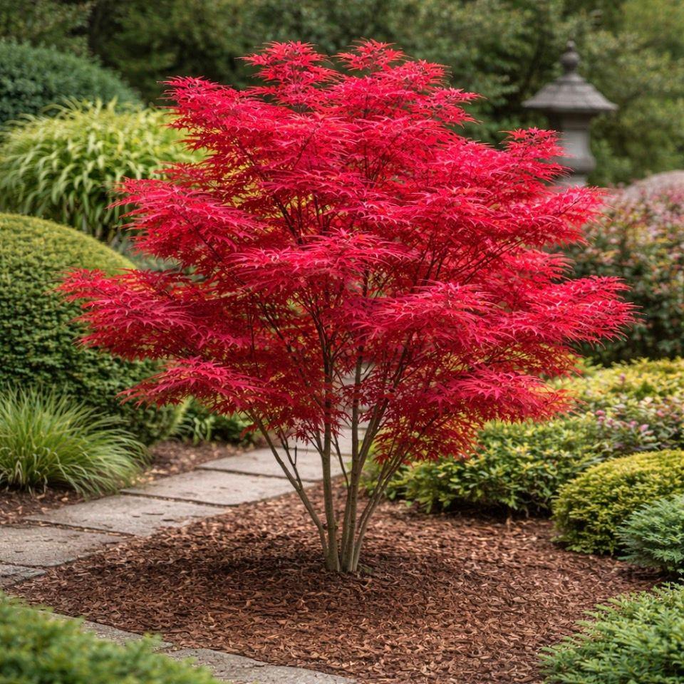 Фото Клён дланевидный «Pixie»